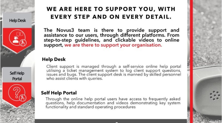 We are here to support you, with every step and on every detail.