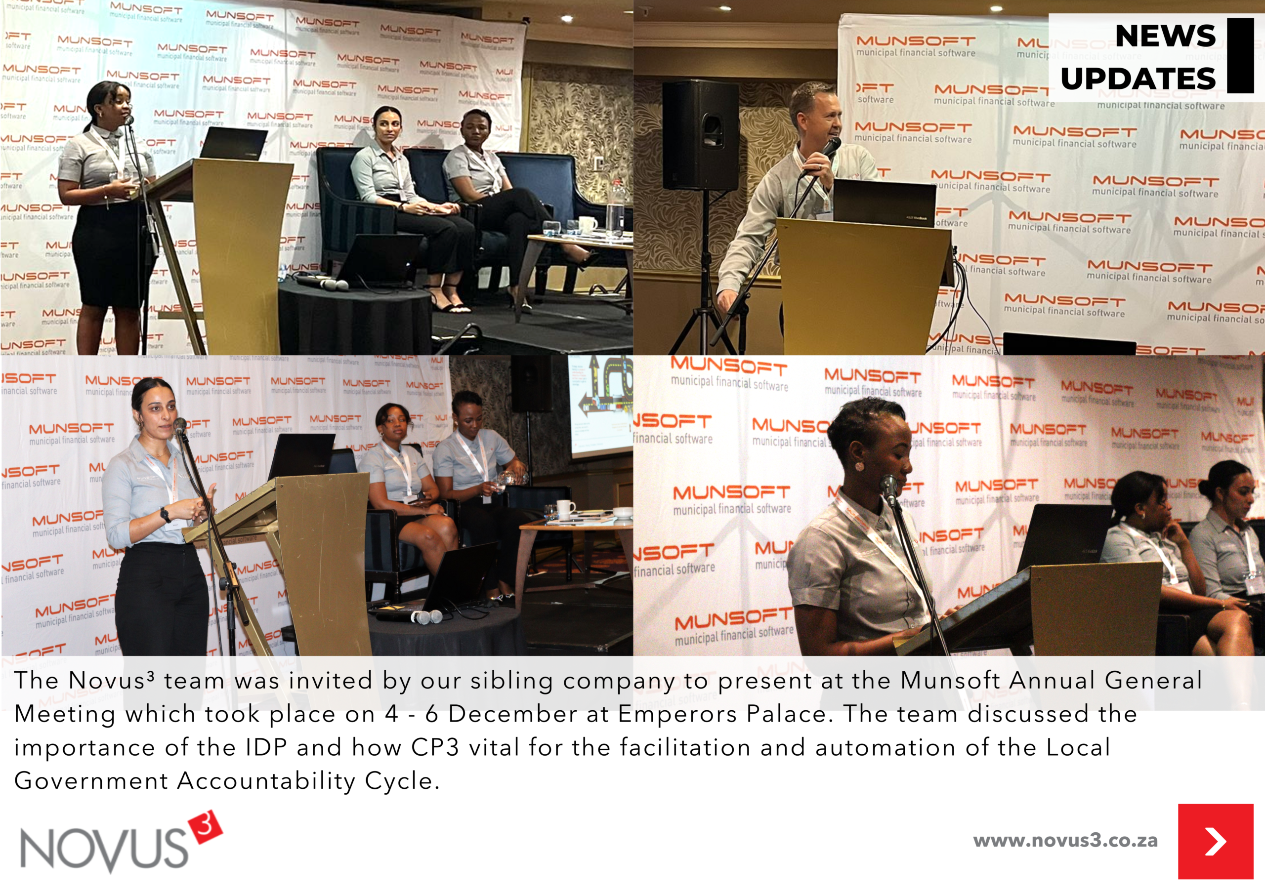 Novus³ at the Munsoft Annual General Meeting 2022