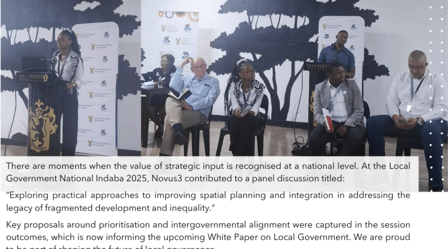 News Update: Novus3 at the Local Government National Indaba 2025