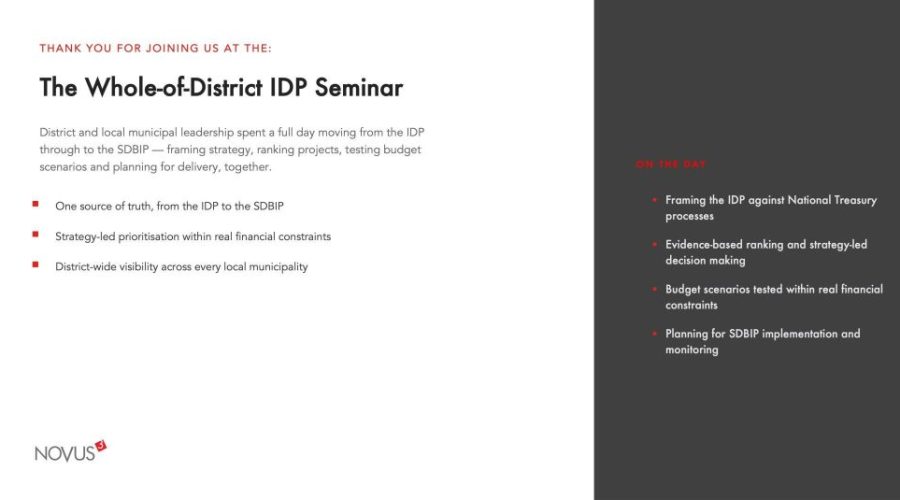 Thank you for joining us at the IDP Seminar!